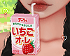 ⁘ strawberry milk