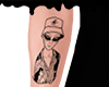 Alien tatoo arm