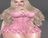 pink dress. <3