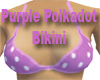 Purple Pokadot Bikini