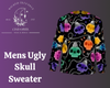 Mens Ugly Skull Sweater