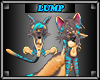 brown peach cream blue teal tiger wolf fox kitty rave furry cat 