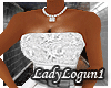 White Fitted Gown BMXXL
