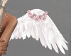 Angel Wings Pink Flowers