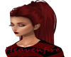^HF^Red Long Pulled Hair