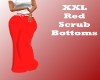 xxl Red Bottom Scrubs