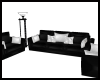 Black & White L Couch