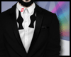 Coat Black+Bow Tie Open