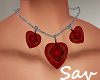 Three  Hearts Necklace