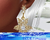 Earrings Snowflake- Gold