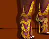 Golden Diva Heels