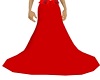 red long caz skirt