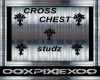 cross chest studz