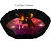 Red Galaxy Pet Bed