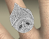 Owl Diamond Ring