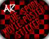 AR Spork Poster Sticker