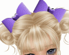 Lilac Hair Bows