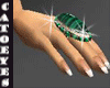 green cristal ring