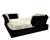Black White Silk Couch