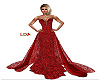 {LDs}LaceHolidayGown/Red