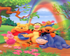Pooh Rainbow Sticker