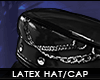 ! latex army hat & chain