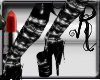 misery blk silver chains
