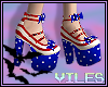 🎀 Patriotic Heels