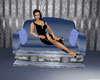 Blue Cuddle Couch