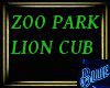 Zoo Park Lion Cub