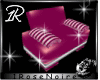 Rose silver chair