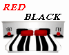 RED/BLACK/WHITE BED