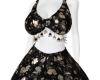 3DRV Black gold lehnga