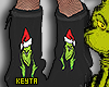 Grinch Finger Boots