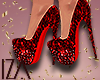 Red Glitter Heels