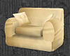 cream leather chair