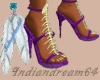 (i64)high Heels purple