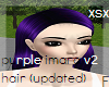 purple imara v2 hair