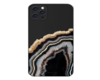 Black marble phone