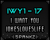 IWY - I Want You
