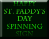 St. Paddys Day Sign (F)