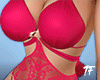 Red Lace Jumpsuit Fit