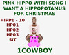HIPPO FOR XMAS PINK~DJ~