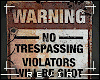 R║ Warning ✖ Sign