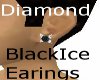 Diamonds Earings Black