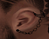 Earing Chain Black -M