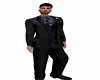 Black and Purple Suit