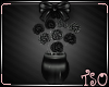 TSO~Black  Lollipop Jar