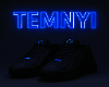 Neon Black Sneakers
