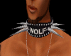 WOLF SPIKED COLLAR